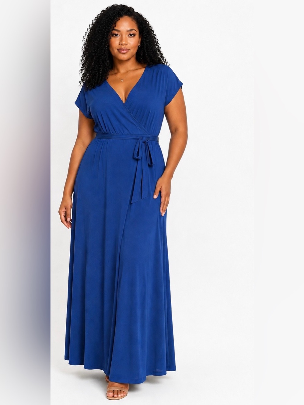 NWT Ella Samani Women's Long Dress Blue size 3X